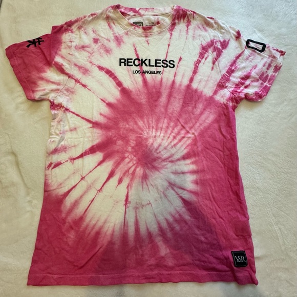 Tee-shirt Tie-Dye Pink Young & Reckless - Picture 1 of 7